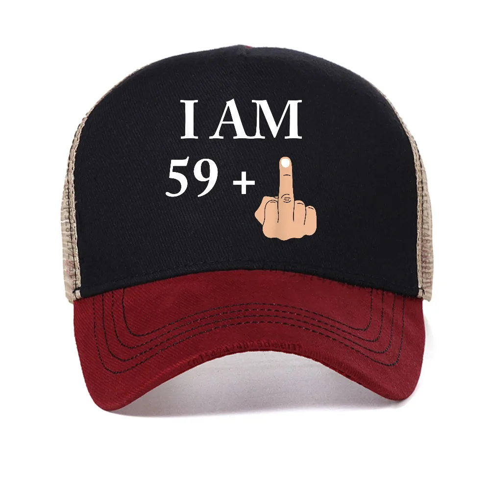 

Funny Birthday Gift I Am 59 Plus 1 Funny cap 60th Birthday 1960 1961 baseball cap summer casual sun hats adjustable Snapback hat