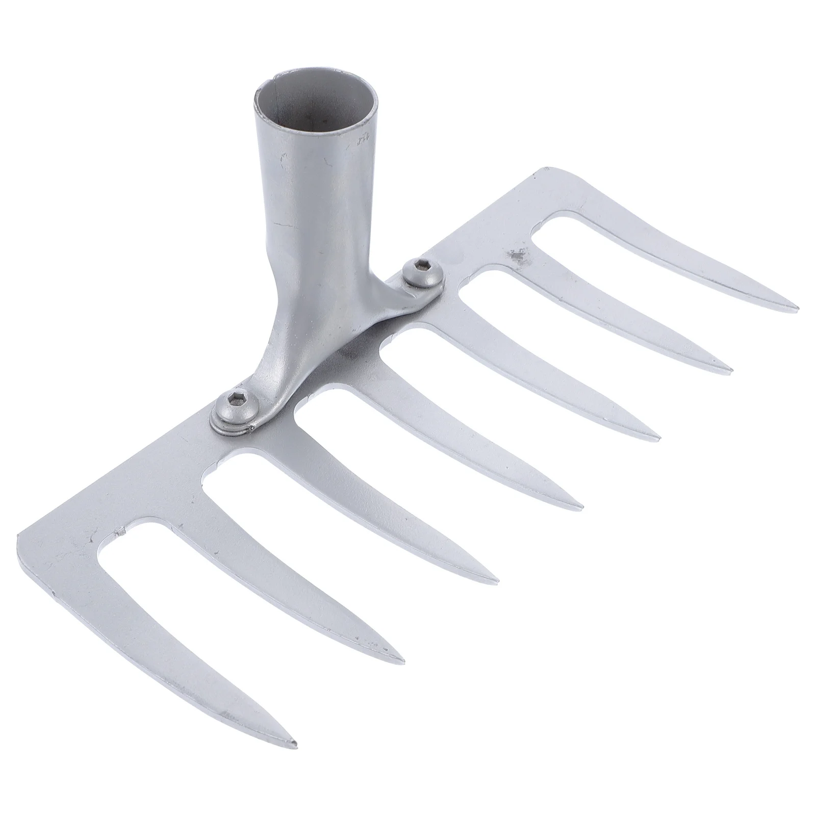 

Steel Garden Rake Durable Gardening Tool for Weeding Digging Transplanting Watering Trimming Loosening Potting Soil Seeds