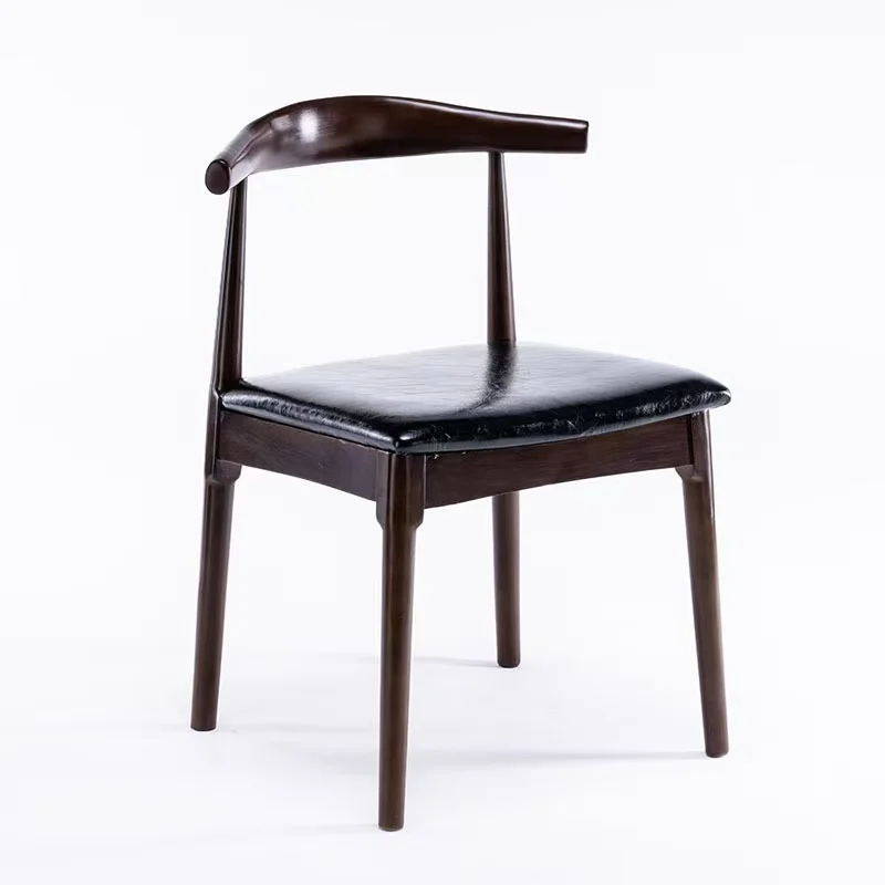 

#Wooden Dining Chair, Zen-inspired Tea Chair, Waist-encircling Wooden Chair,