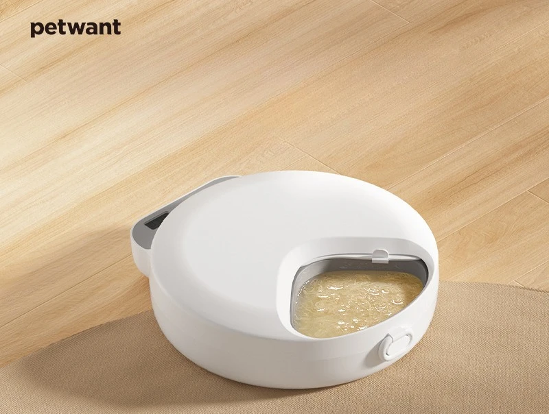 

Paiwang Fresh-keeping Timed Dry and Wet Food Pet Feeder
