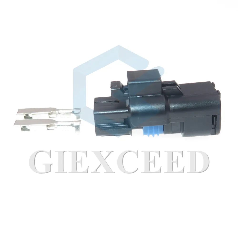 2 Sets 2 Pin AC Assembly 211PC022S0149 Car Water Temp Sensor Headlight Solenoid Valve Plug Auto Waterproof Connector For Peugeot