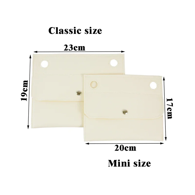 2023 패션 범용 소형 가죽 포켓 인서트, 내부 정리함 인테리어, Obag 클래식 O백 미니 가방 액세서리
