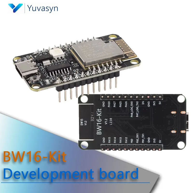 BW16-Kit Development Board RTL8720DN BW16 Module Dual-band WiFi + Low-power Bluetooth 5.0 Module IIC I2C/SPI/UART/PWM Interface