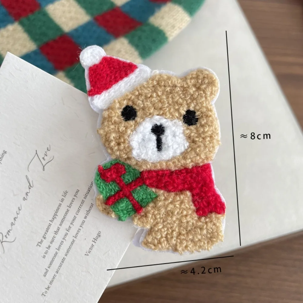 

Ювелирные изделия, рождественская заколка для волос с белым медведем, снеговик, чулки, рождественские заколки, колокольчик, звезда, шпилька Санта-Клауса, аксессуар для укладки волос