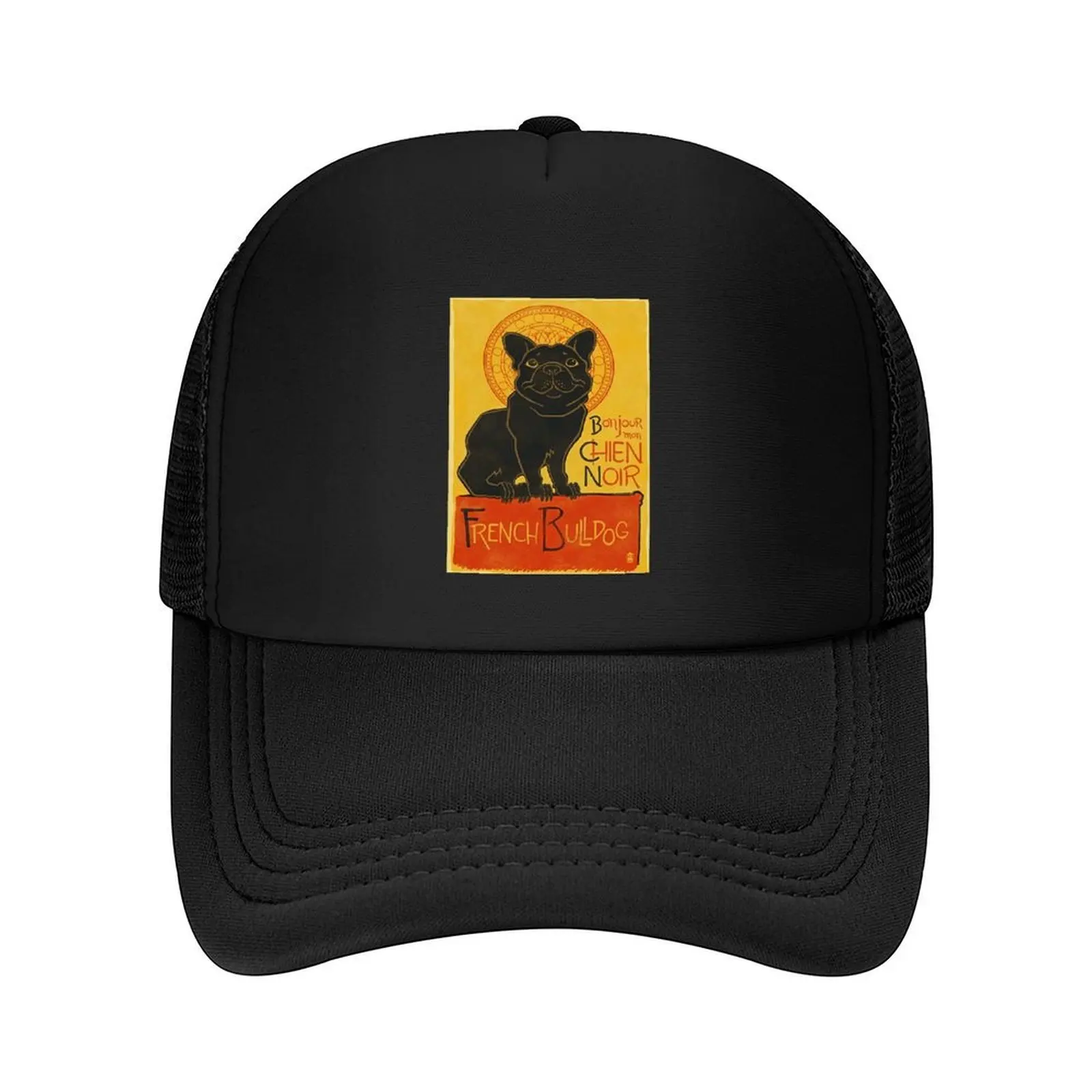 

Bonjor Mon Chien Noir French Bulldog Baseball Cap tactical cap Male hat Designer Hat New Hat Women's Golf Clothing Men's