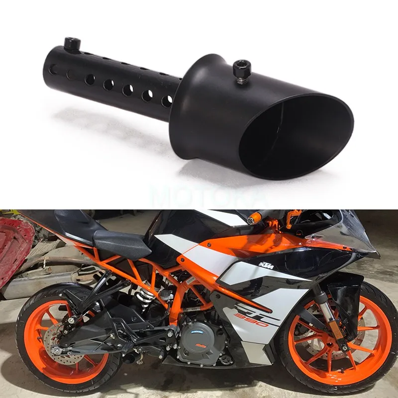 REALZION DUKE390 RC390 tubo de escape de motocicleta tubo de conexión para KTM DUKE 390 DUKE 250 DUKE200 DUKE125 2017-2021