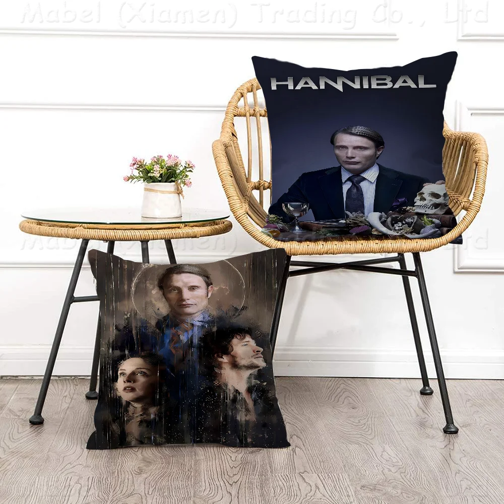 

Horror TV Series Hannibal Cushion Cover 30x50 Polyester Sofa Cushions Decorative Throw Pillows Home Decoration Pillowcover