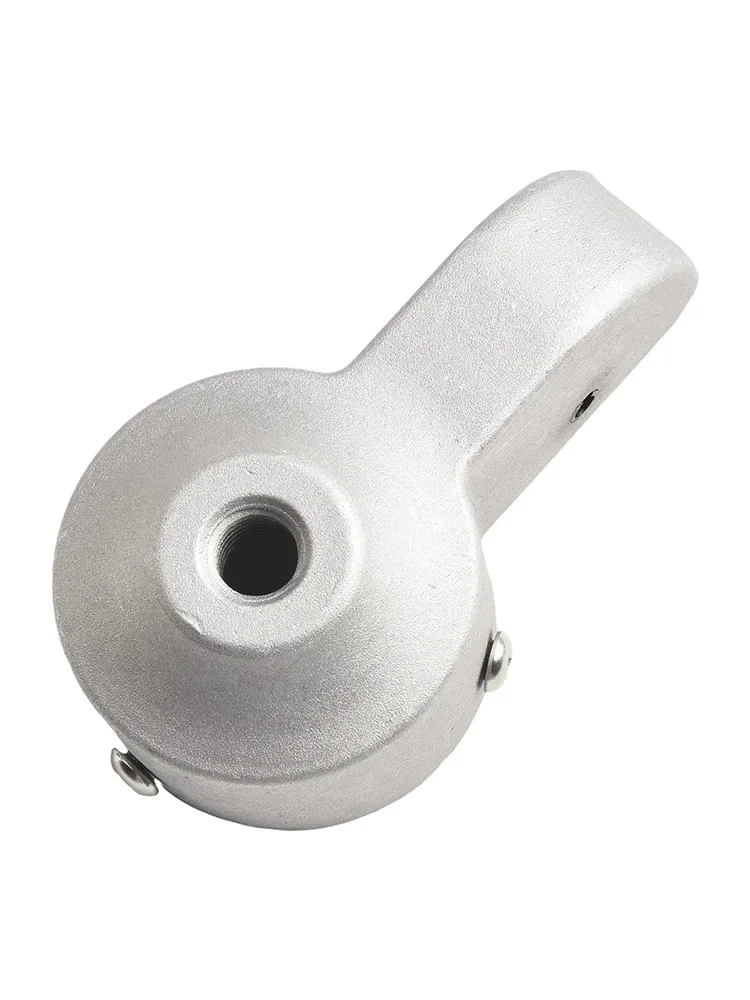 Flagpole Truck Flag Pole Part Flagpole Cap Truck Pulley Alloy Sliver Rope Flagpole Hardware Garden Supply Help Lower Raise Flag