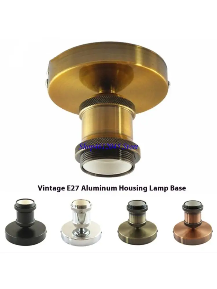 

L69A Wall Lamp Bulb Holder Socket Vintage E27 Bulb Base Lampholder Home Decoration