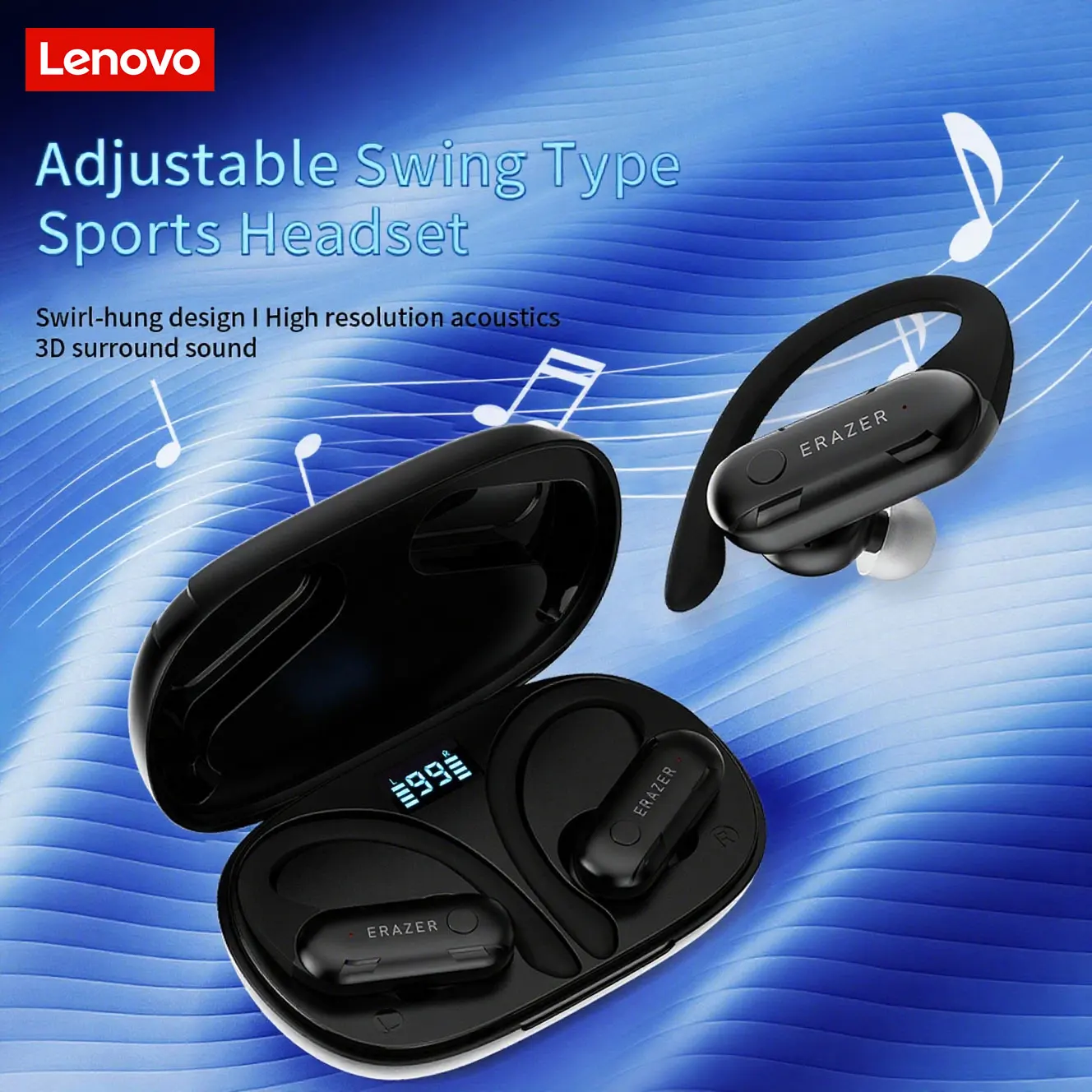 Lenovo QT60 Ear Hoo… - image