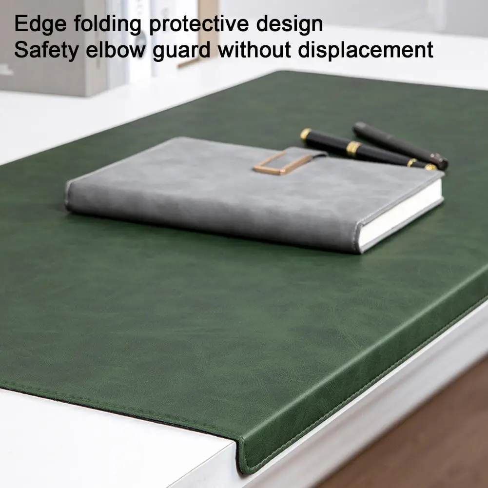 Large Faux Leather Desk Pad Waterproof Extended Gaming Mousepad Non-Slip Desk Protector Keyboard Writing Mat for Office Home