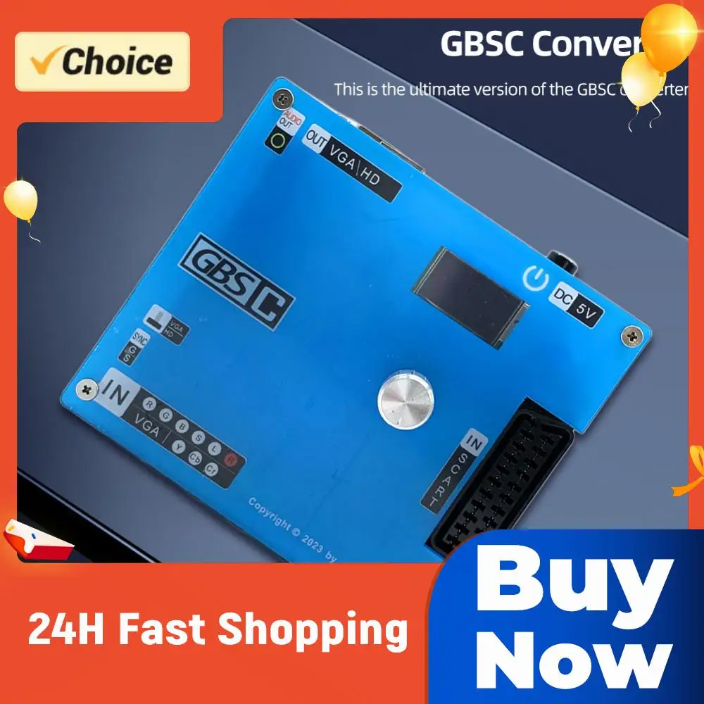 

Конвертер видео GBS Control поддерживает преобразование видео 1080P HD, адаптер VGA/SCART в VGA, скан-конвертер для консоли PlayStation2