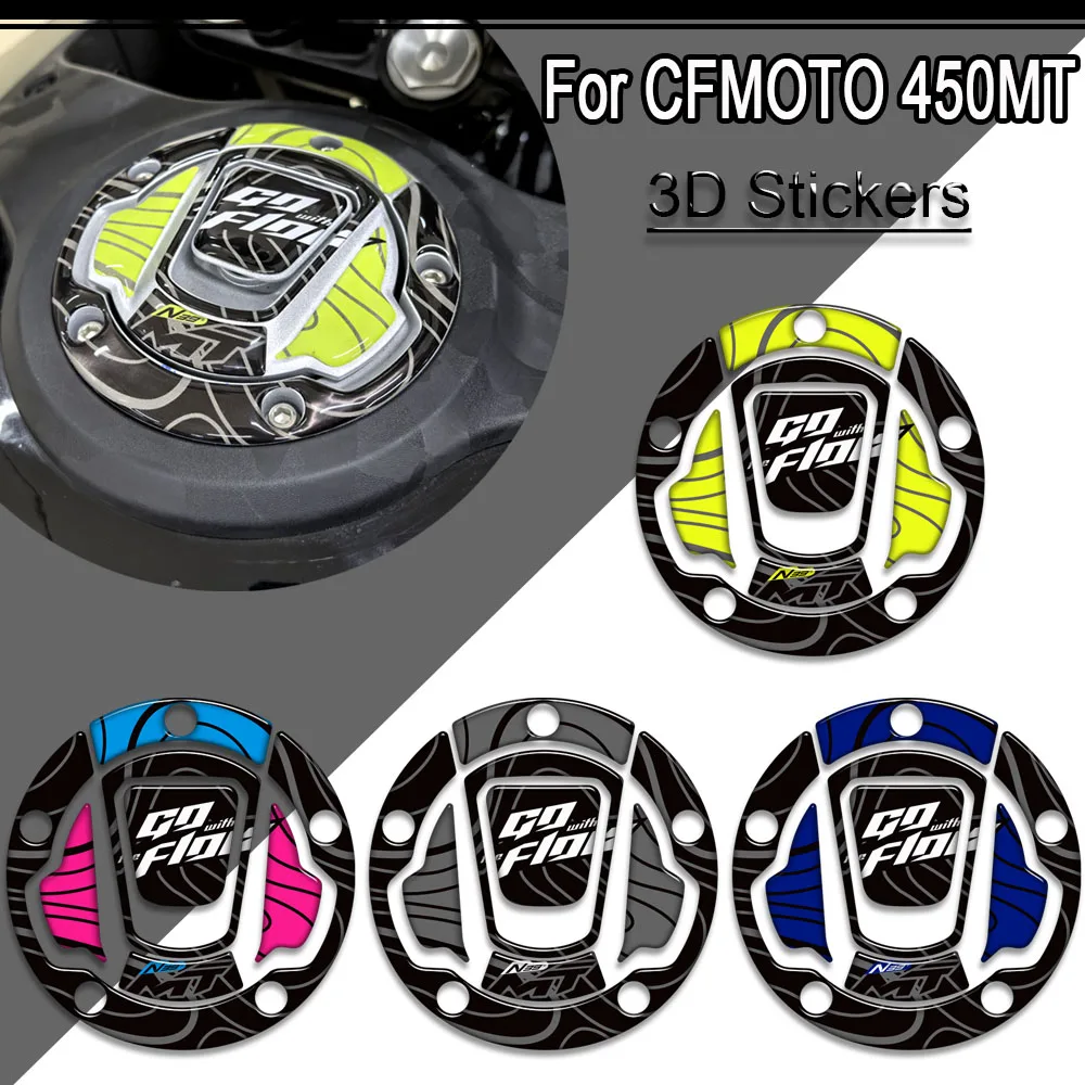 Waterproof Anti-scratch For CFMOTO 450 MT 450MT Motorcycle Accessories 3D Stickers Fuel Tank Pad Knee Grip Hand Protection Decal