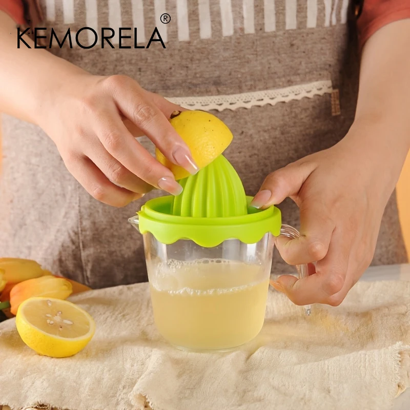 -agrumes portátil Manual, herramientas de cocina, exprimidor de limón y naranja de plástico, máquina exprimidora de frutas multifunción, accesorios