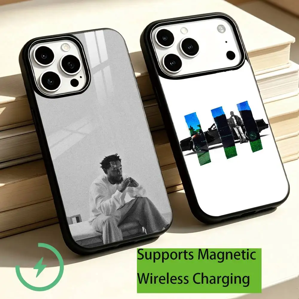 Rapper Kendrick Lamar DAMN Phone Case For iPhone18,17,16,15,14,13,12,11 Plus,Pro Compatible with magnetic wireless charging Gift
