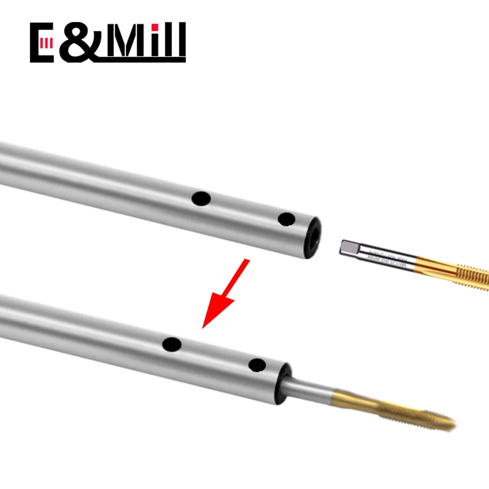 Tap Extension Rod Tapping Milling Cutter Prolong Sleeve ISO JIS Standard M3 M4 M6 M8 M10 M12 M14 M16 M20 GT12 GT24 Chuck Holder