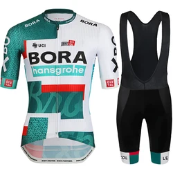 UCI BORA Cycling 2023 Clothing Mens Sets Summer Bicycle Jersey Clothes Man Bib Male Set Men's Outfit Shorts Sports Kit Mtb Pants