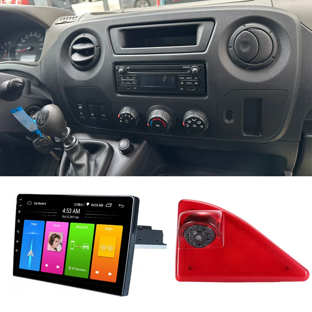 

Автомобильный радиоприемник Android с GPS-навигацией Carpaly + HD камера заднего вида для Nissan NV400 Vauxhall Opel MovanO Renault Master II III IV