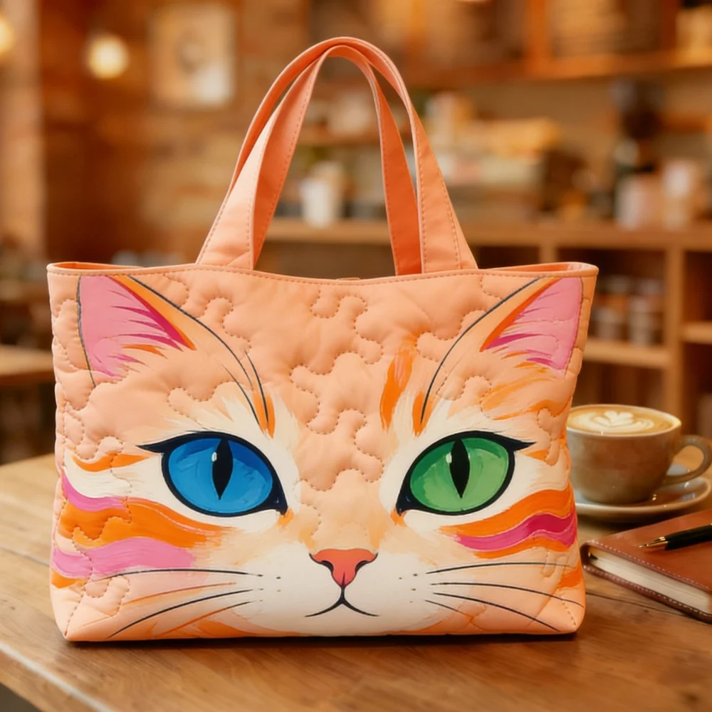 

3D Printed Quilted Tote Bag Shopping Bags Gifts Shoulder Bag Handbag Sport Bag elegant Travel Beach Hiking Camping