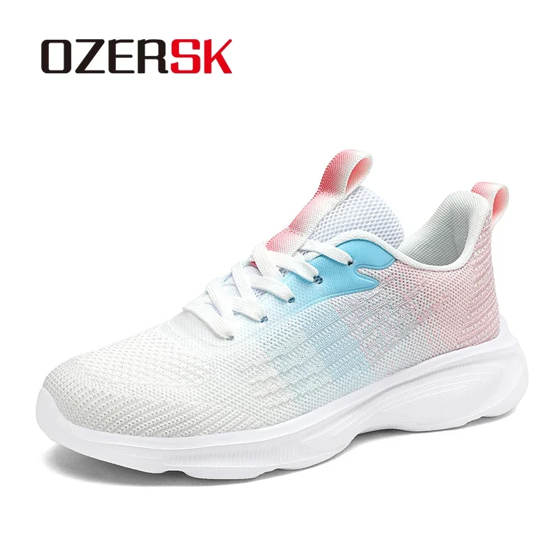 

OZERSK New Designer Women Mesh Shoes Summer Autumn New Designer Sneakers For Women Breathable Casual Zapatos De Mujer