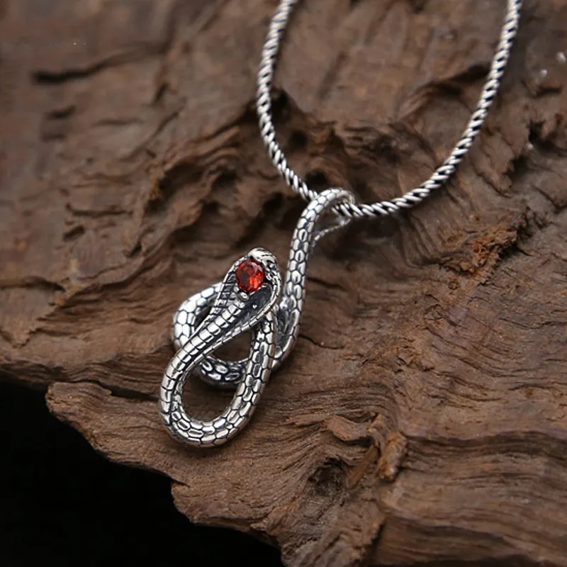 

Подвески BOCAI из стерлингового серебра S925 для мужчин и женщин, новая мужская модная коллекция, амулеты в виде змеи, гадюки, кобры, чистое серебро, ювелирные украшения