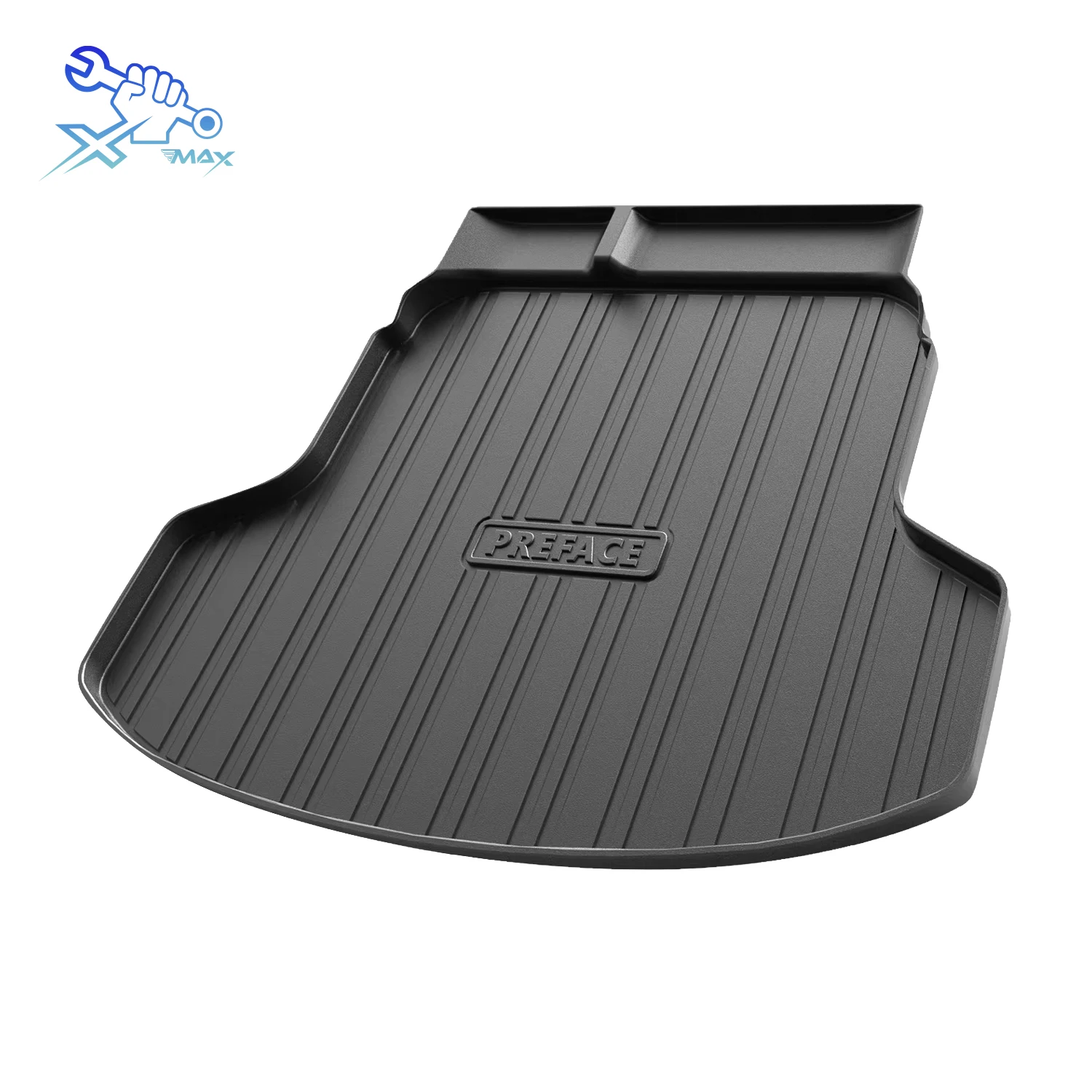 For Geely Preface 2020-2026 TPE Car Trunk Mat Custom Fit Trunk Liner All Season Cargo Mat Trunk Protection Mat Waterproof