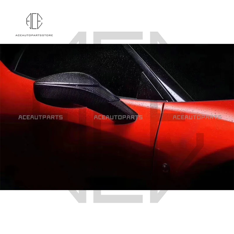 

Накладки на боковые зеркала из настоящего карбона для Ferrari 458 Italia Speciale Spyder, стиль замены, 2011-2016 гг.