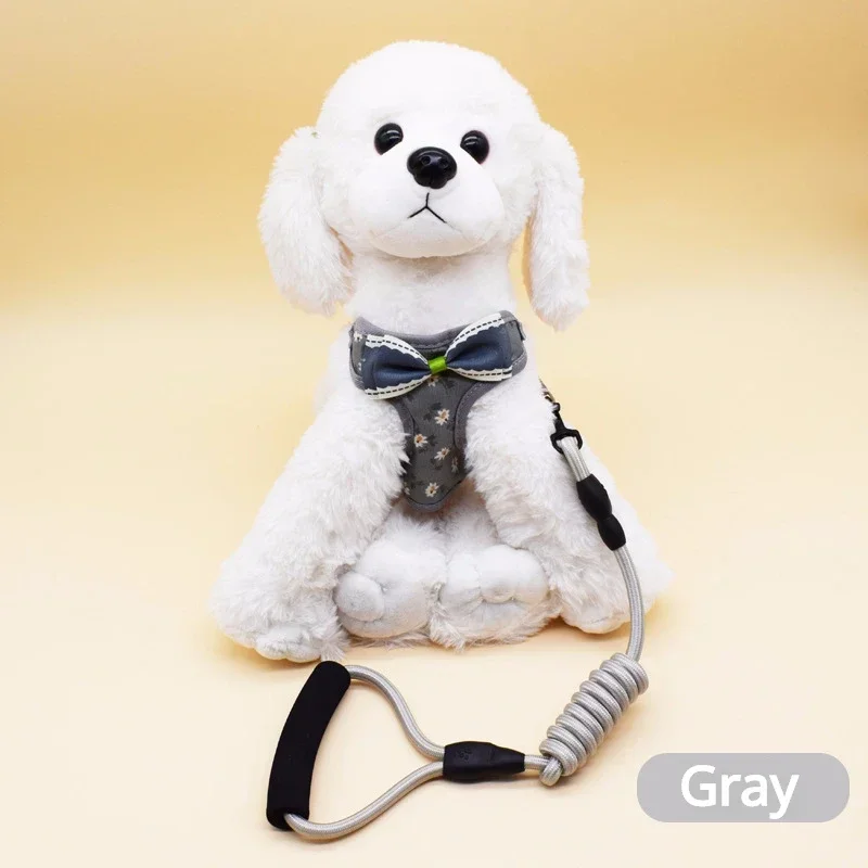 Nette Bowknot Weste Brust Harness Für Hunde Für Katzen Einstellbare Zugseil Haustier kätzchen Atmungsaktive Brust Zurück Haustier Produkte