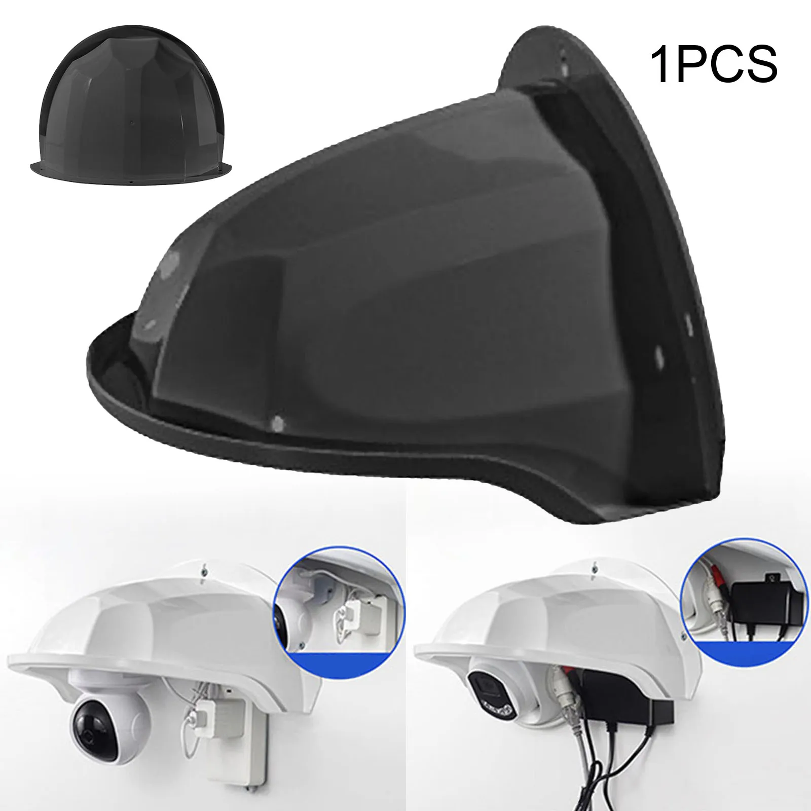Security Camera Top Cover Protective Roof Accessory Simple Installation Professional Durable Waterproof Rain Sun Shade Universal