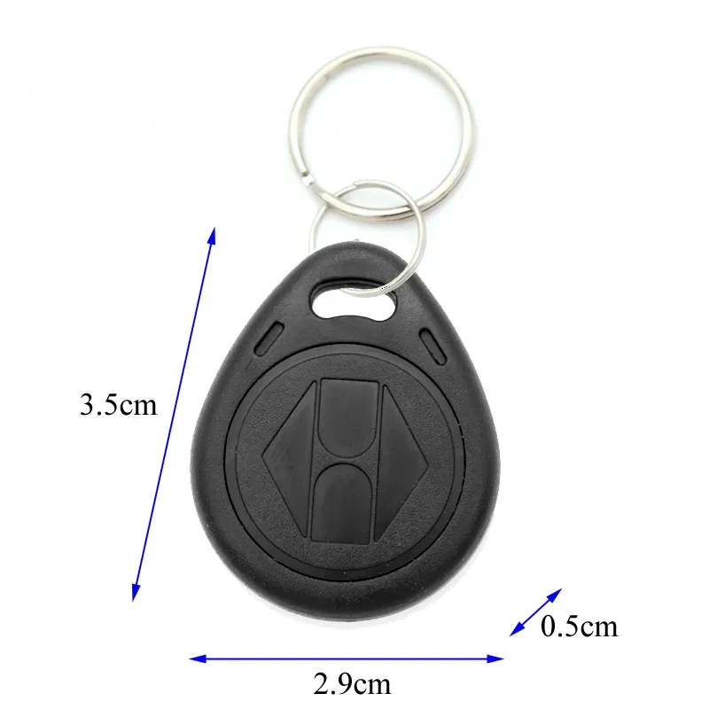 Imagem -04 - Tag Rfid Regravável Regravável T5577 Em4305 Reescrever Duplicado Pode Copiar 125khz Cartão Proximidade Token Keyfobs Pcs