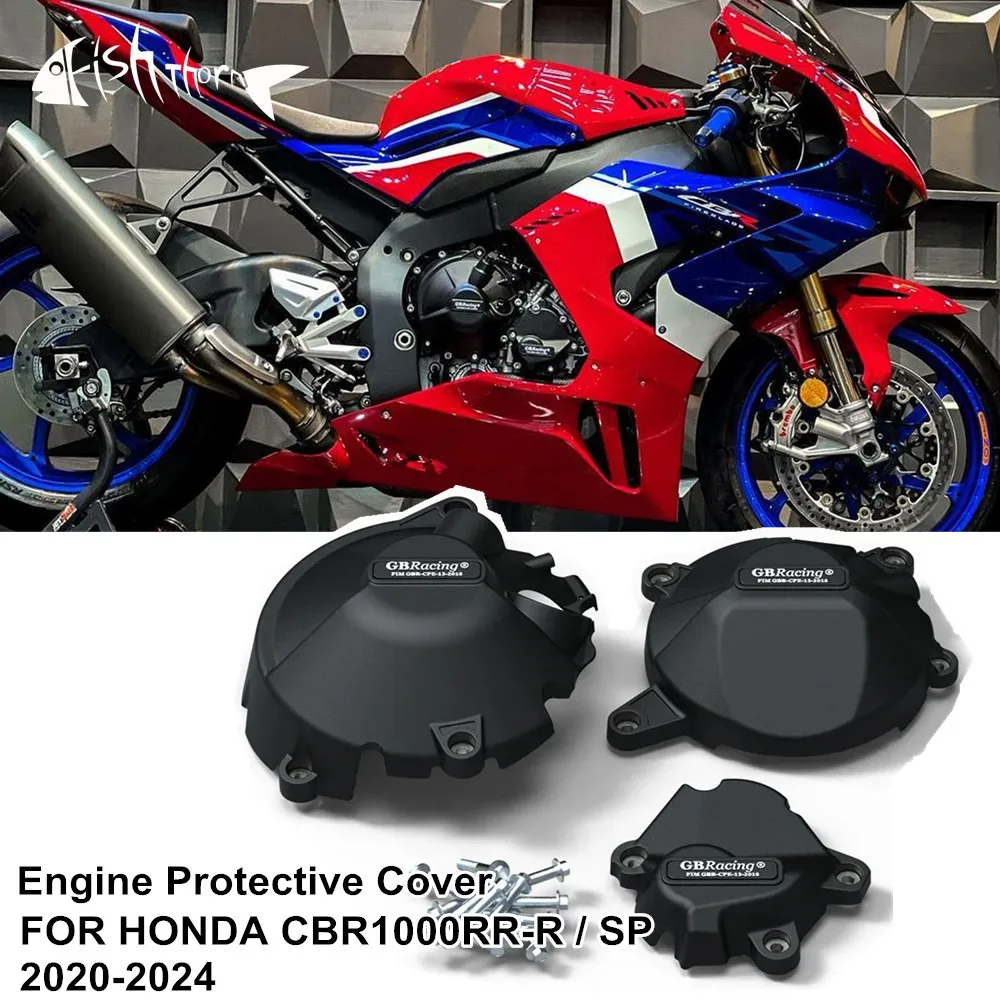 

Для Honda CBR1000RR-R SP CBR1000RRR SP CBR 1000RRR 2023-2024 комплекты крышек двигателя мотоцикла, защита капота, крышка двигателя