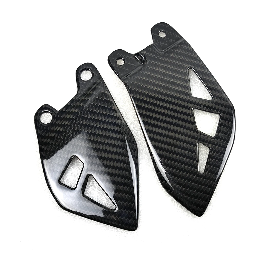 For Kawasaki ZX10 2011-2023 100% Carbon Fiber Heel Guards