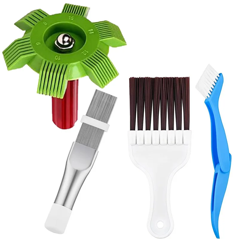 Air Conditioner Fin Cleaning Tool Home Cleaning Tool Coil Comb A/c Hvac Condenser Radiator Universal Folding Brush Cleaning Tool