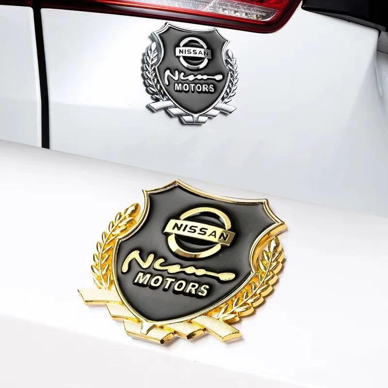 Car Rear Fender Side 3D Metal Badge Trunk Emblem Stickers for Nissan X-Trail Qashqai Tiida Teana NV200 NP300 Sentra Altima Versa