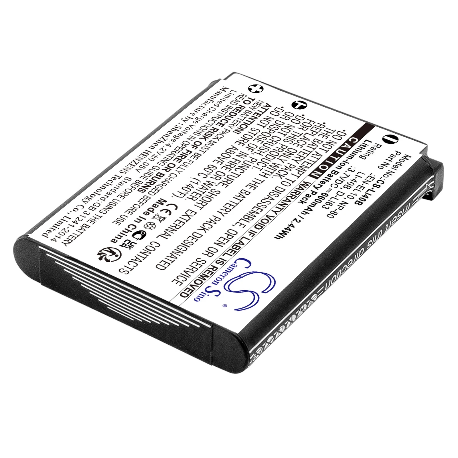 كاميرون سينو بطارية الكاميرا NP-80 EN-EL10 LI-40B ل كاسيو Exilim EX-Z88 QV-R70 نيكون Coolpix S200 S70 أوليمبوس DS-7000 DS-3500
