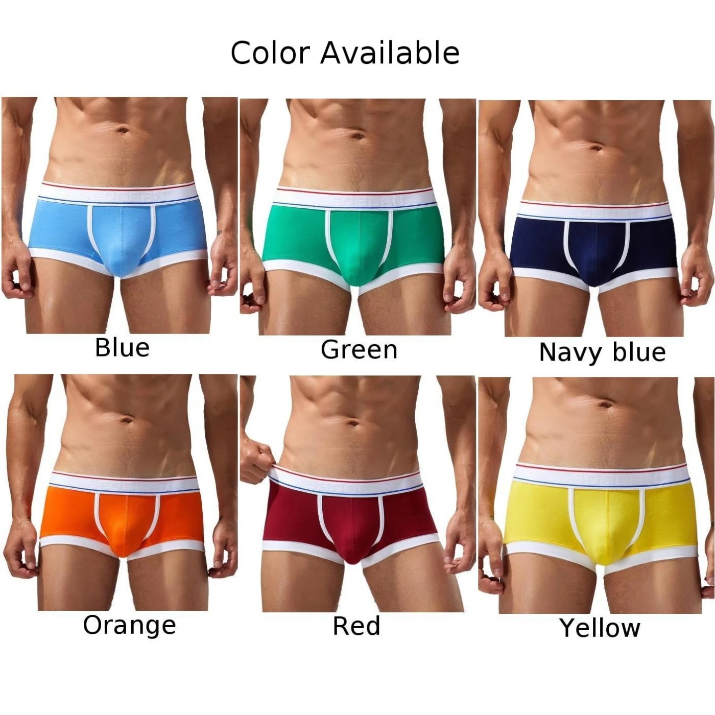 Mens Cotton Underwear Sexy Shorts U-Pouch Lingerie Soft Boxers Briefs Peni Bulge Boxershorts Mens Panties For Gay Stretch Boxers