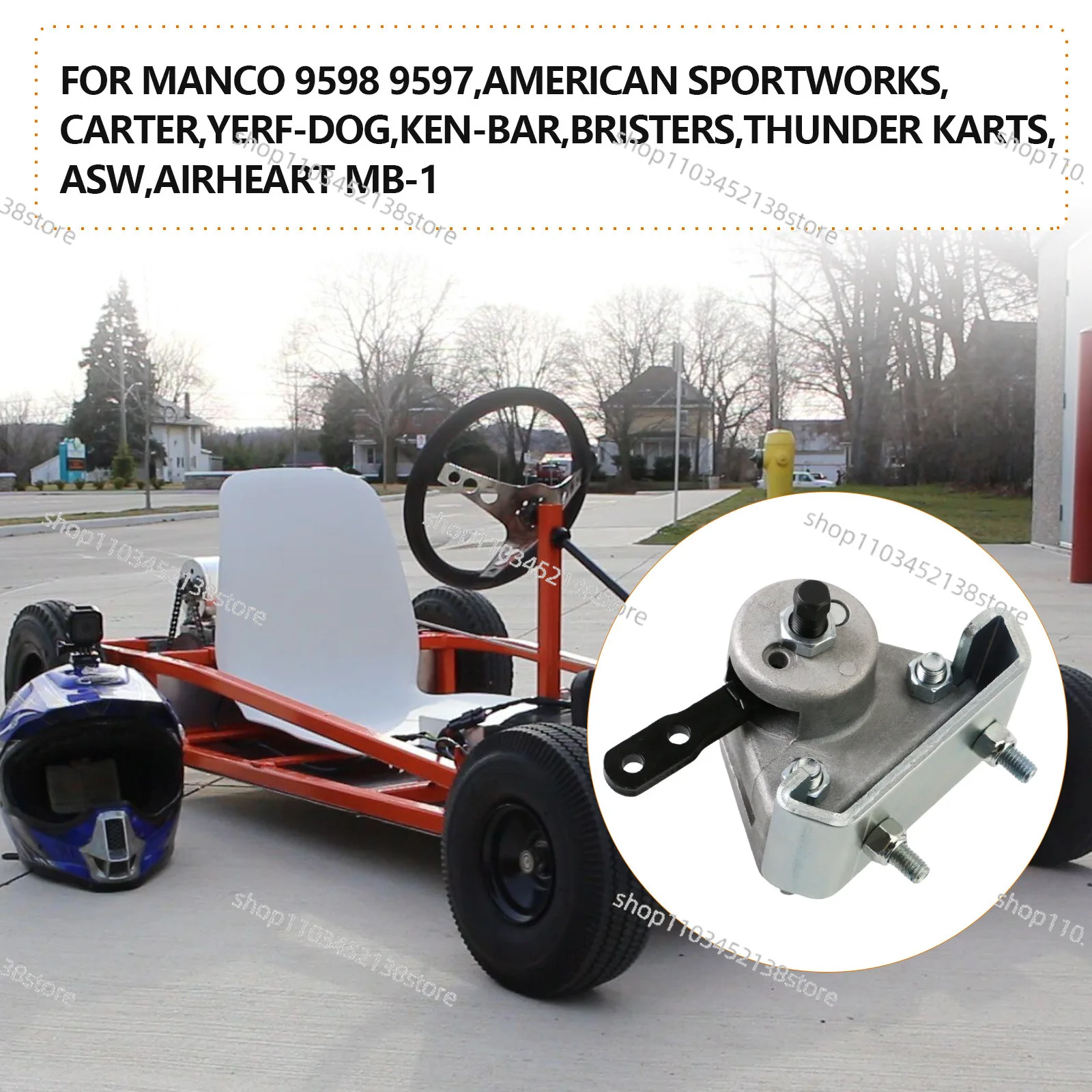 مضخة فرامل كارت الفرجار الميكانيكية والأقواس مع منصات لمانكو 9598 9597 #2