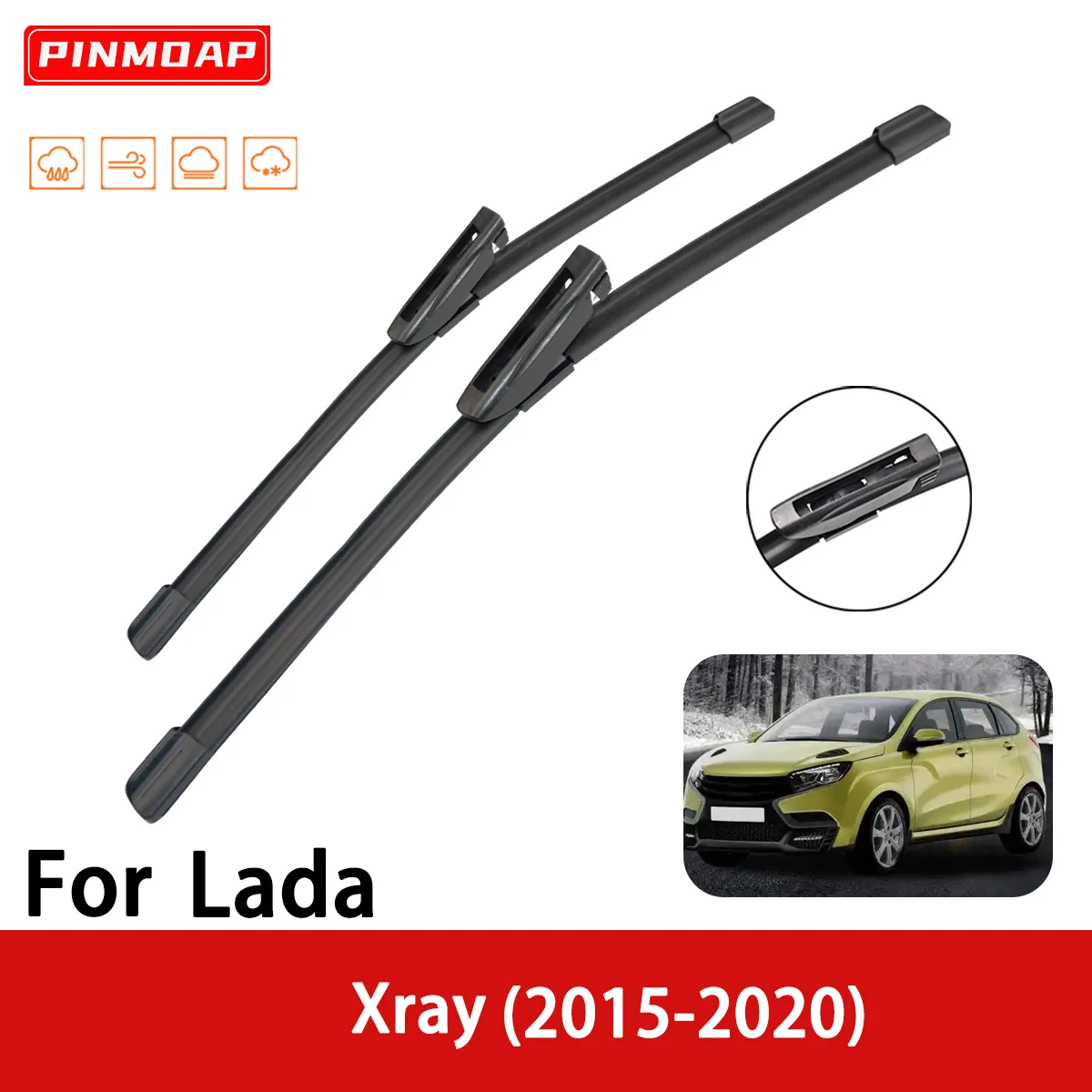 Lada xray用ゴム製カーワイパー,フロントブレード,ブラシカッター,自動車部品アクセサリー,フロントガラス