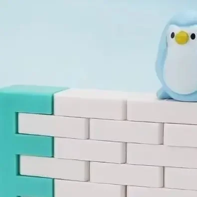1 set ouder-kind tweepersoons interactief geschenk pinguïn muurbrekende bouwstenen kinderen educatief denken trainingsspeelgoed