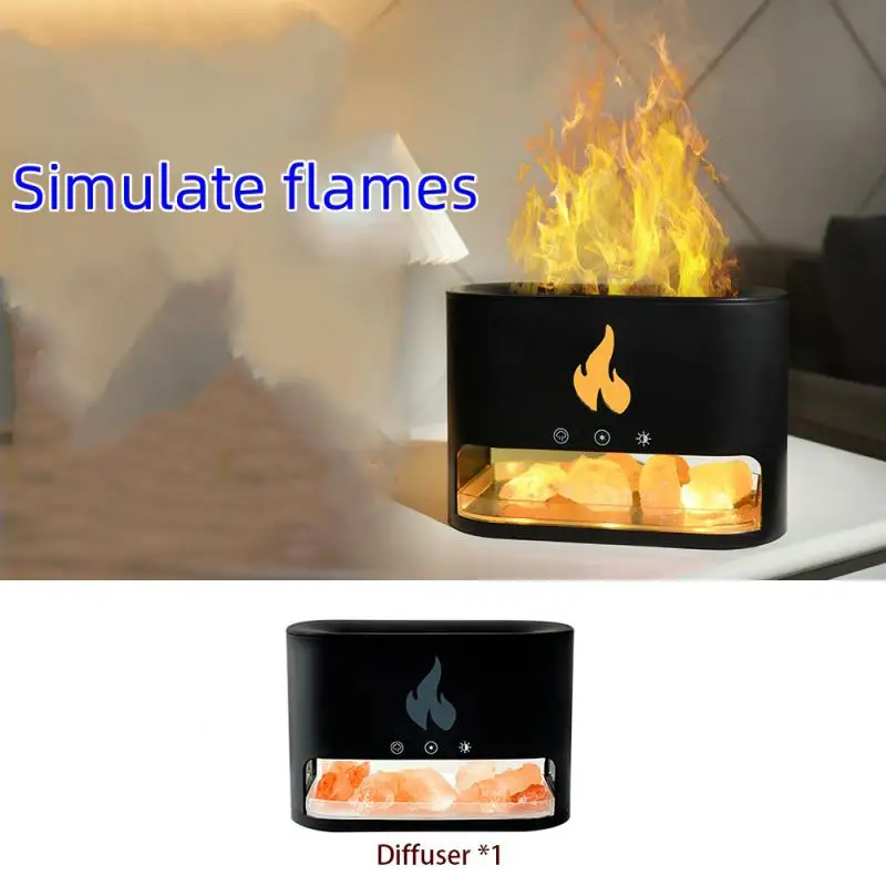 Electric Odor Decoration Flame Diffuser 4 Color Ambient Light Polychrome Household Mini Universal Serial Bus Sprayer Trend