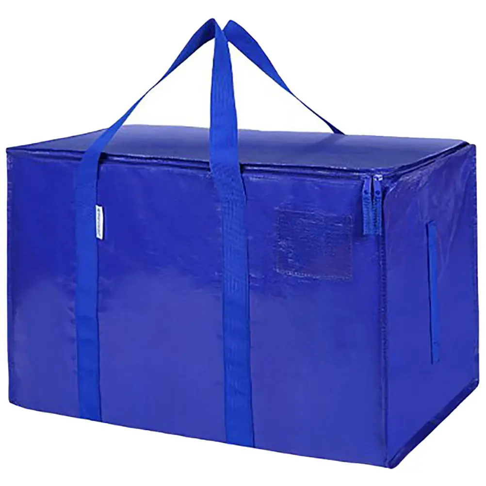 

Водонепроницаемая дорожная сумка-органайзер из оксфордской ткани на 90 л для одеял, пледов и одежды, сверхпрочная, с молнией и ручками, для дома