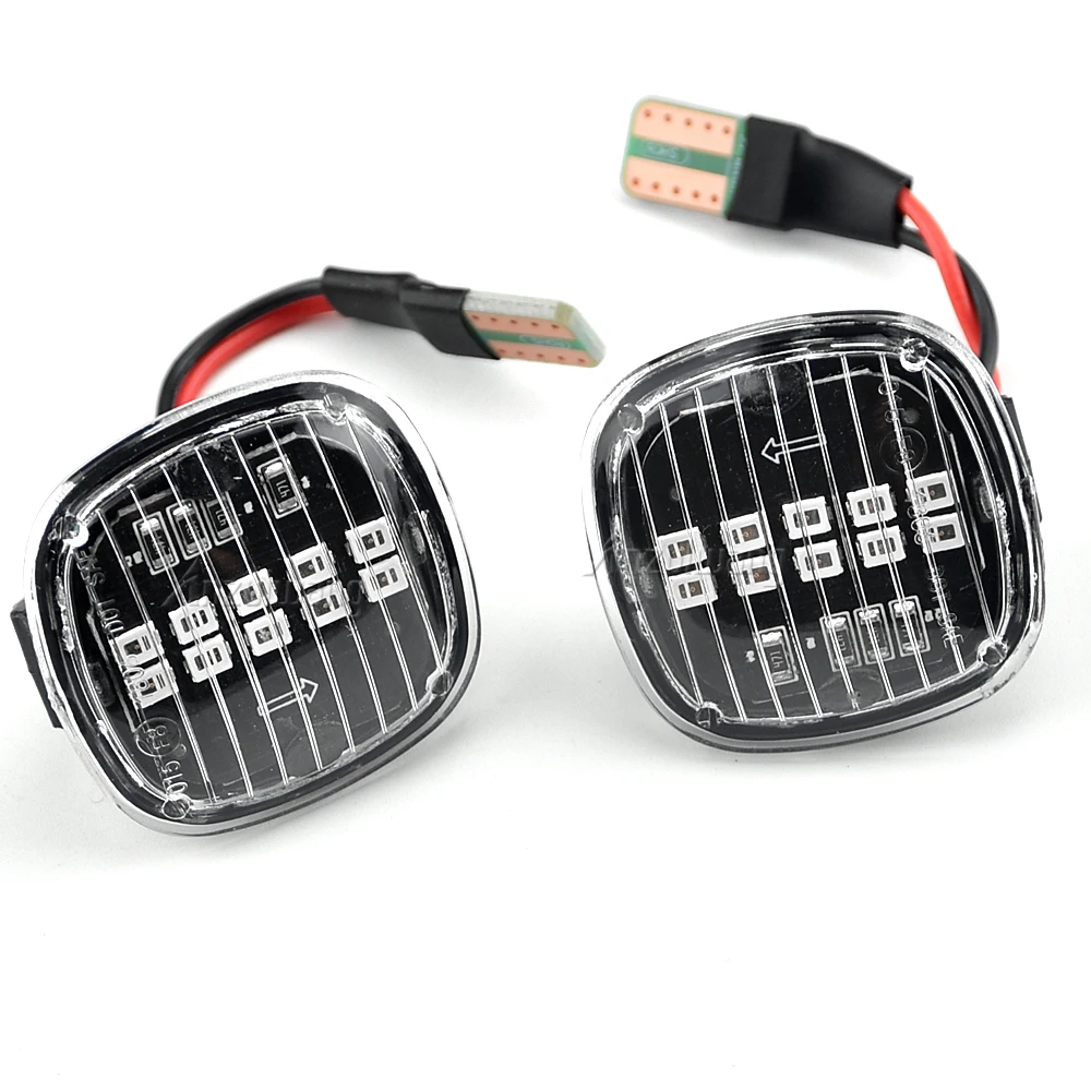 2PCS LED Turn Signal Side Marker Light Dynamic Sequential Lamp For Skoda Fabia Octavia Mk1 Mk2 Roomster Rapid NH3 view 6