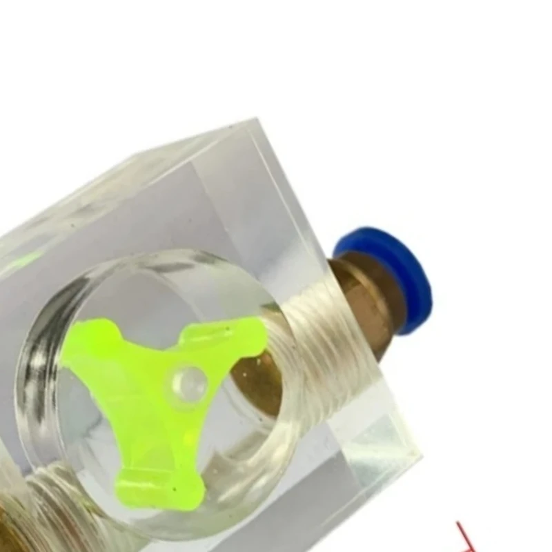 

Suitable for Engraving Machine, Water Cooling Flow Meter Monitor for Spindle Motor with 6/8/10/12/16mm Connector