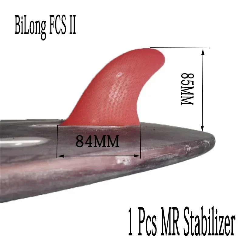 Surf Fins BiLong FCS II MR Stabilizer Hard Glass Fiber Fin Knubster Centre Fin Barbatanas De Red Azul Surf Central Fins