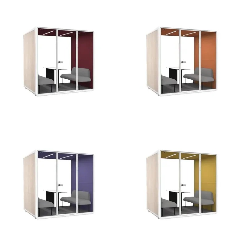 Professional Movable Enclosed Acoustic Cabin with Surround Sound Isolation for Podcasting and Dubbing