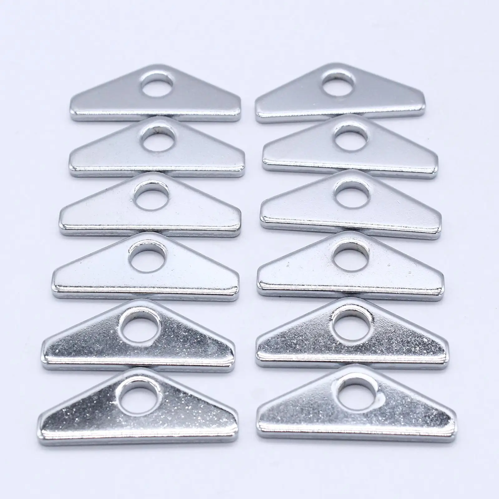 Chrome Steel Mini Spreader Tabs , Covers Tabs Small Block for 289