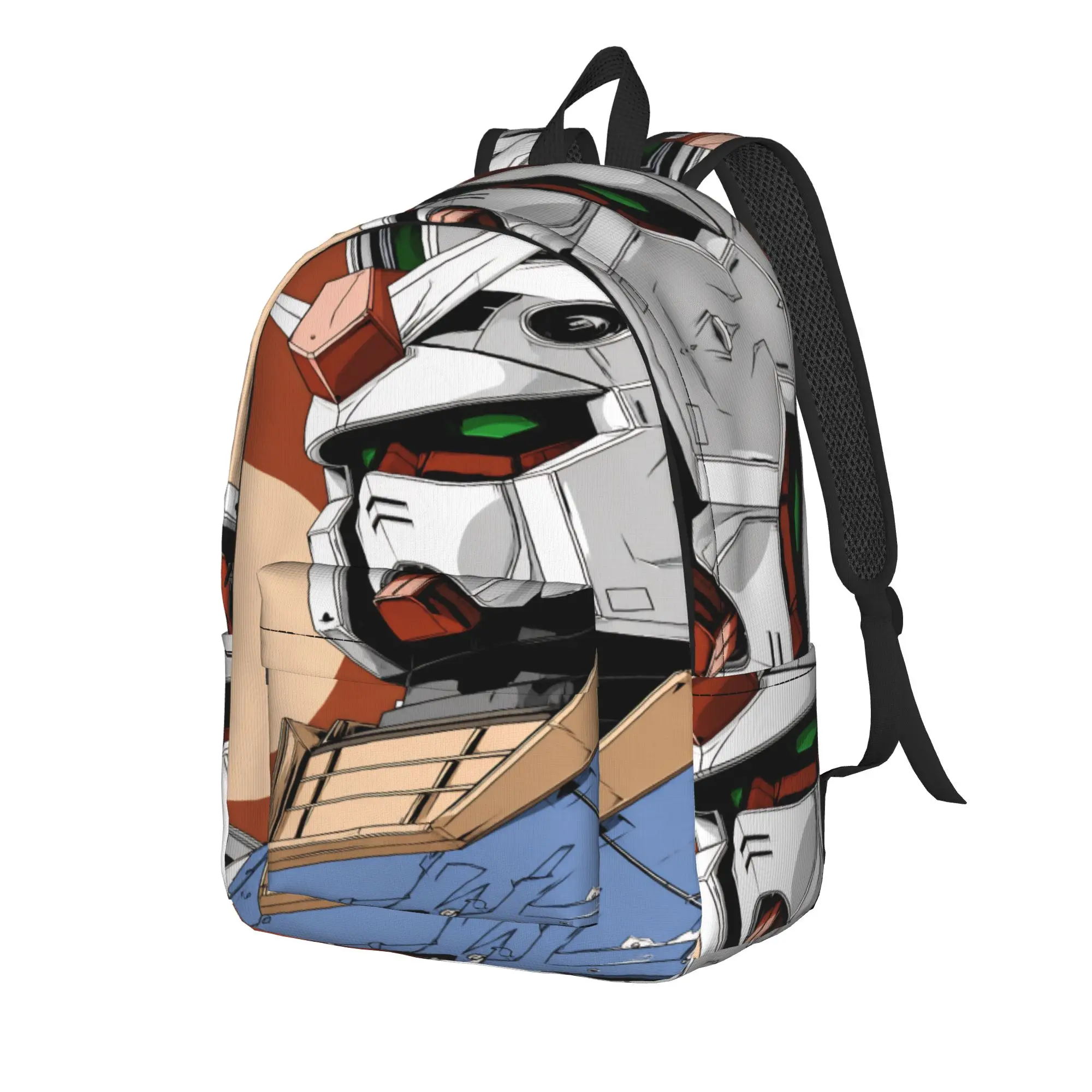 mobile suit gundams Casual Backpack Outdoor Student Work  Daypack for Men Women Laptop Computer Shoulder Bag