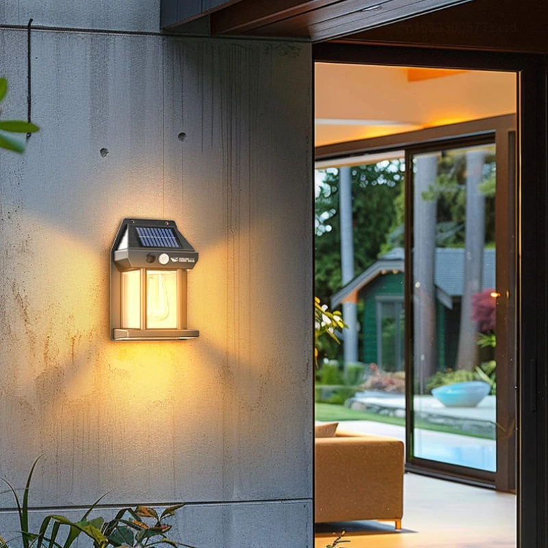 Youpin Solar Powered Courtyard Light Super Bright Household Outdoor Human Body Sensing Automatic Lighting LED Lamp Waterproof