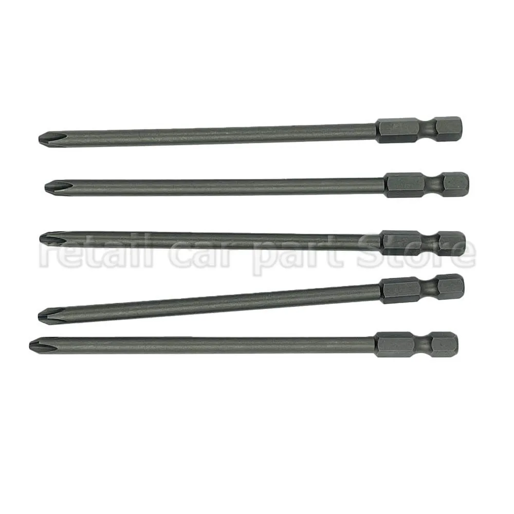 5x Long 116mm FOR HILTI PH2 FOR SMD 57 MAGAZINE Magnetic Cross Head Electric Screwdriver Bit Screw Cap Bolt Tools