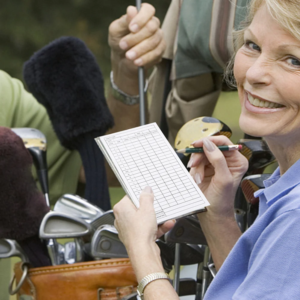 

18Pcs Golf Scorecards Waterproof Stain Resistant Portable Score Recording Tools for Outdoor Use Golfs Supplies